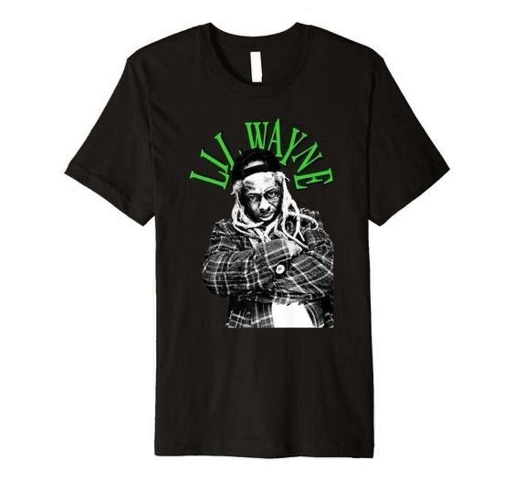 Lil Wayne Green Photo T-Shirt